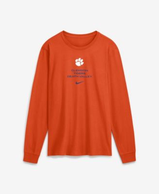 Men's Orange Clemson Tigers 2026 Sideline Dri-FIT Long Sleeve T-Shirt