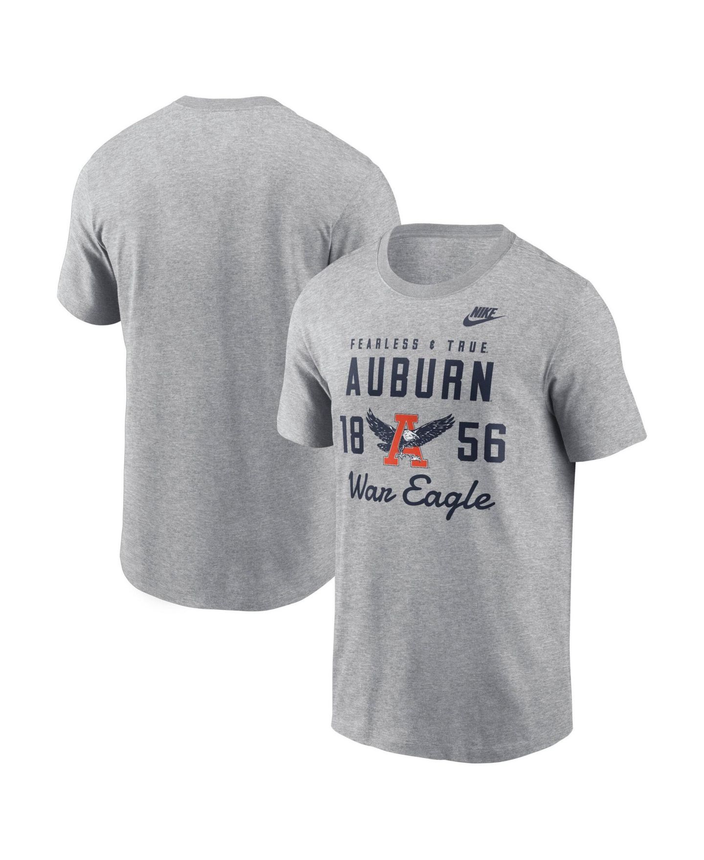 Мужская футболка Nike Gray Auburn Tigers Legacy Stacked Established — фото 3