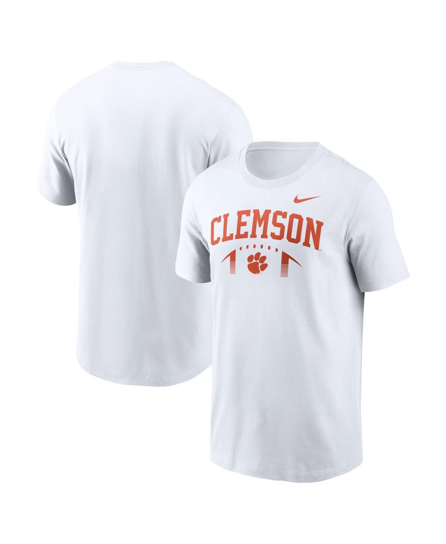Мужская футболка Nike White Clemson Tigers Primetime Football Icon — фото 3