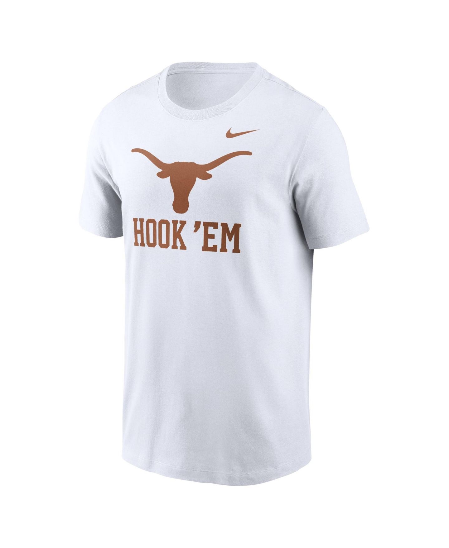 Мужская футболка Nike White Texas Longhorns Primetime Logo Mantra — фото 3