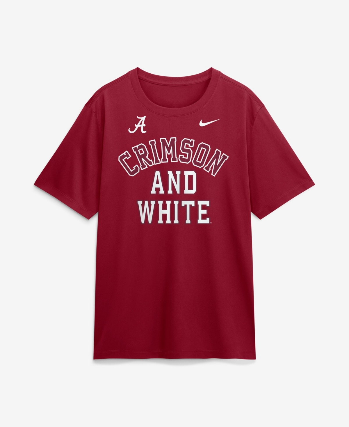 Nike Men's Crimson Alabama Tide Primetime Arch Mantra Legend Dri-fit T-Shirt