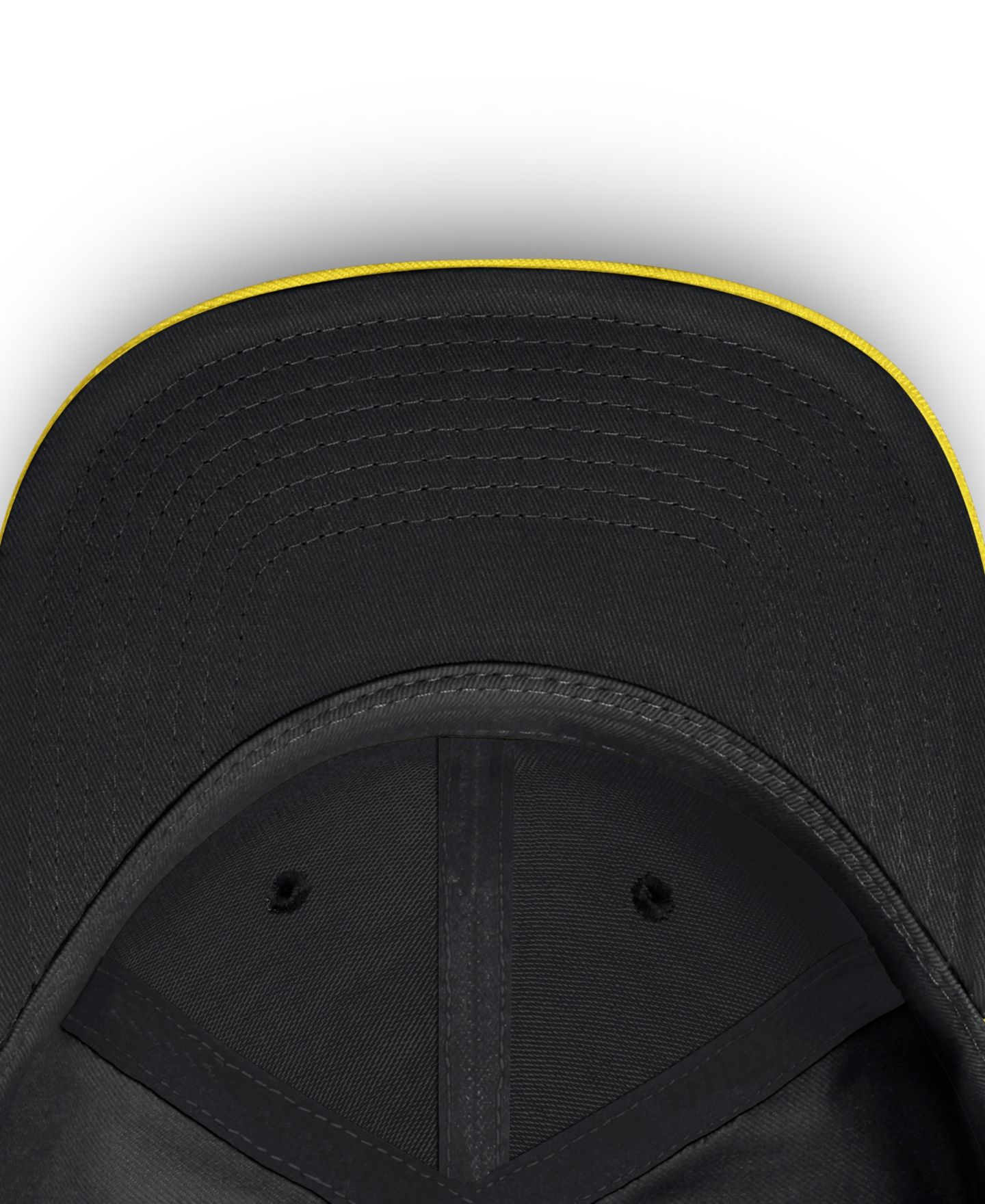 Мужская кепка Nike Black Oregon Ducks Dri-FIT Primetime Script Fitted Hat — фото 5