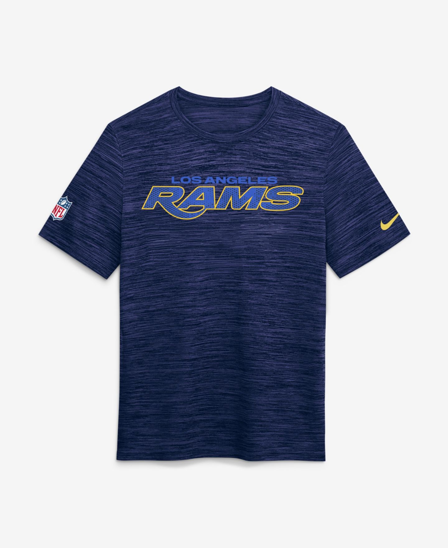 Мужская футболка Nike Navy Los Angeles Rams Rivalries Collection Sideline Velocity — фото 4