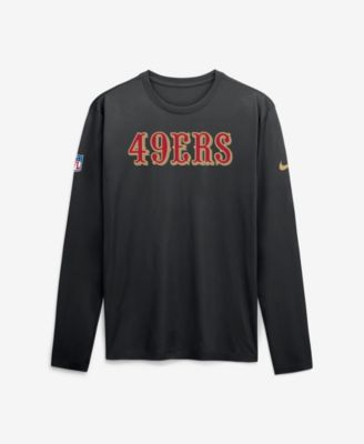 Men's  Black San Francisco 49ers Rivalries Collection Sideline Legend Long Sleeve T-Shirt