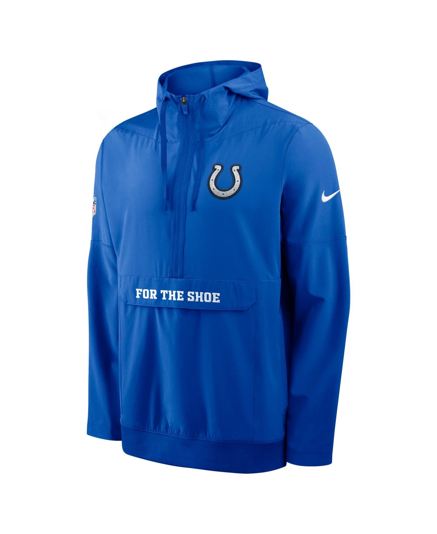 Мужская куртка Nike Royal Indianapolis Colts 2026 Rivalries Collection Sideline Anorak Half-Zip — фото 9