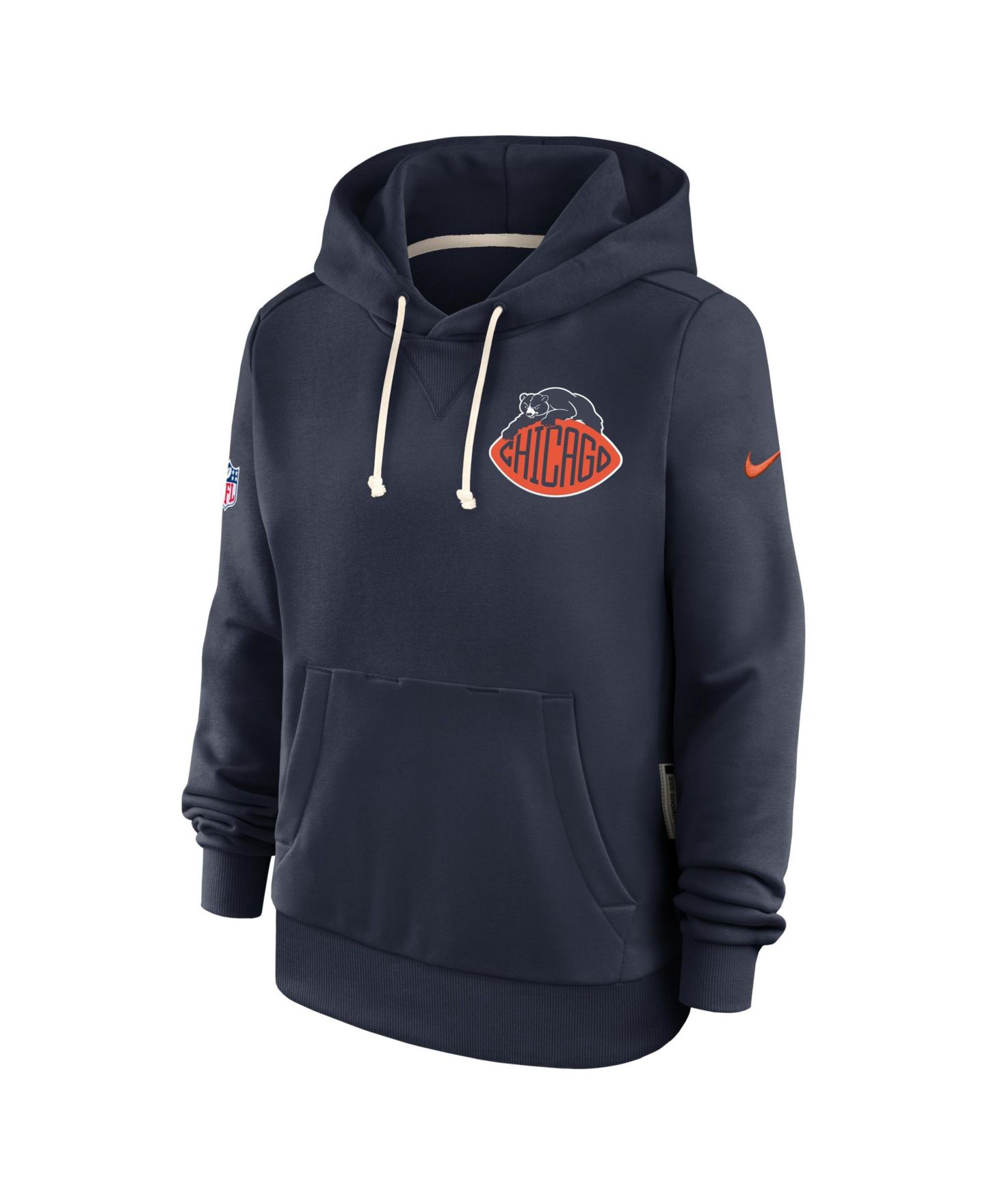 Женское худи Nike Navy Chicago Bears 2026 Rivalries Collection Standard Issue Sideline Pullover — фото 6
