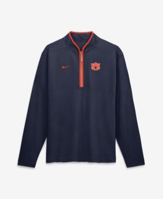 Men's  Navy Auburn Tigers Courtside Victory Dri-FIT Half-Zip Pullover