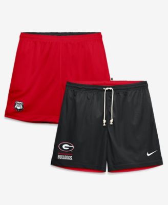 Men's  Black/Red Georgia Bulldogs Courtside Reversible Dri-FIT Shorts