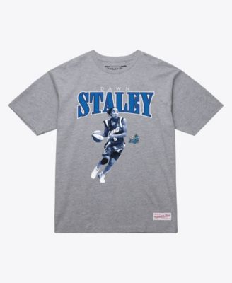 Men's and Women's Dawn Staley Heather Gray Charlotte Sting Player Boyfriend T-Shirt - Court Origins