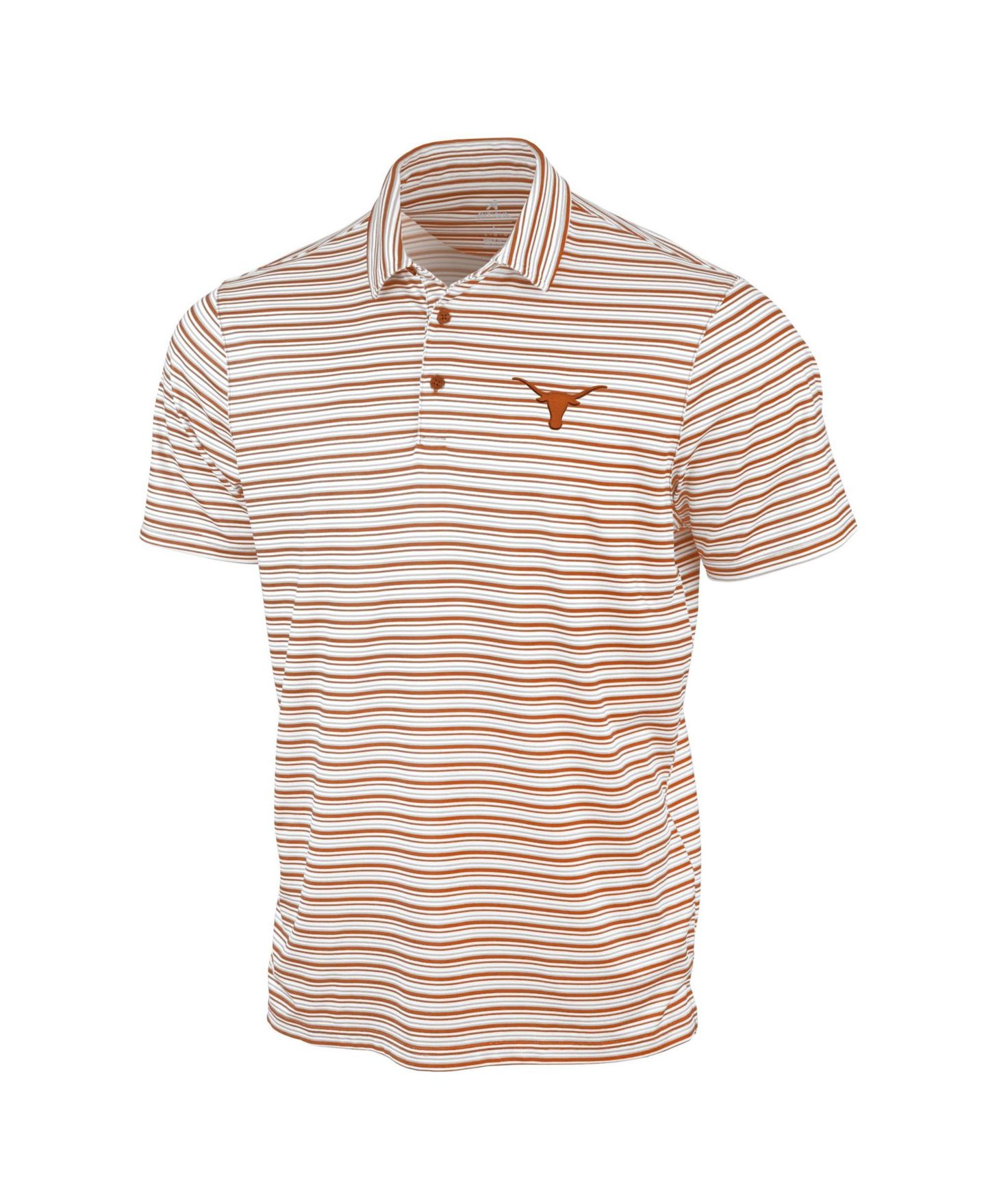 Мужское поло Antigua Texas Orange Texas Longhorns Space Stripe Polo — фото 2
