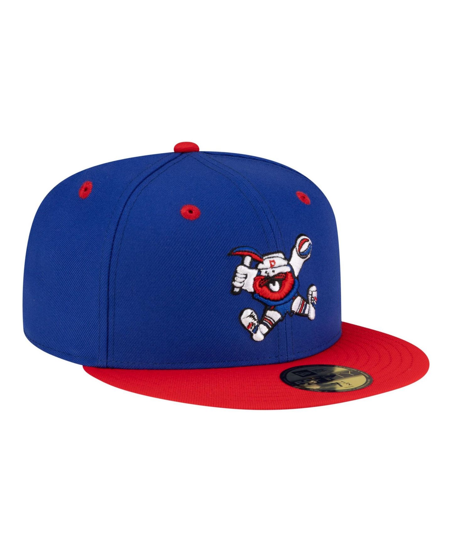 Мужская кепка New Era Royal/Red Denver Nuggets 80s Throwback 59FIFTY Fitted Hat — фото 3