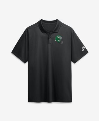 Men's  Black Philadelphia Eagles Heritage Roots Victory Dri-FIT Polo