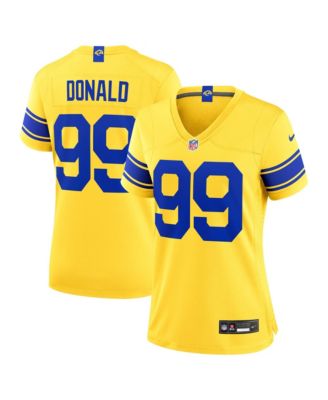 Women's Aaron Donald Gold Los Angeles Rams Alternate Game Jersey