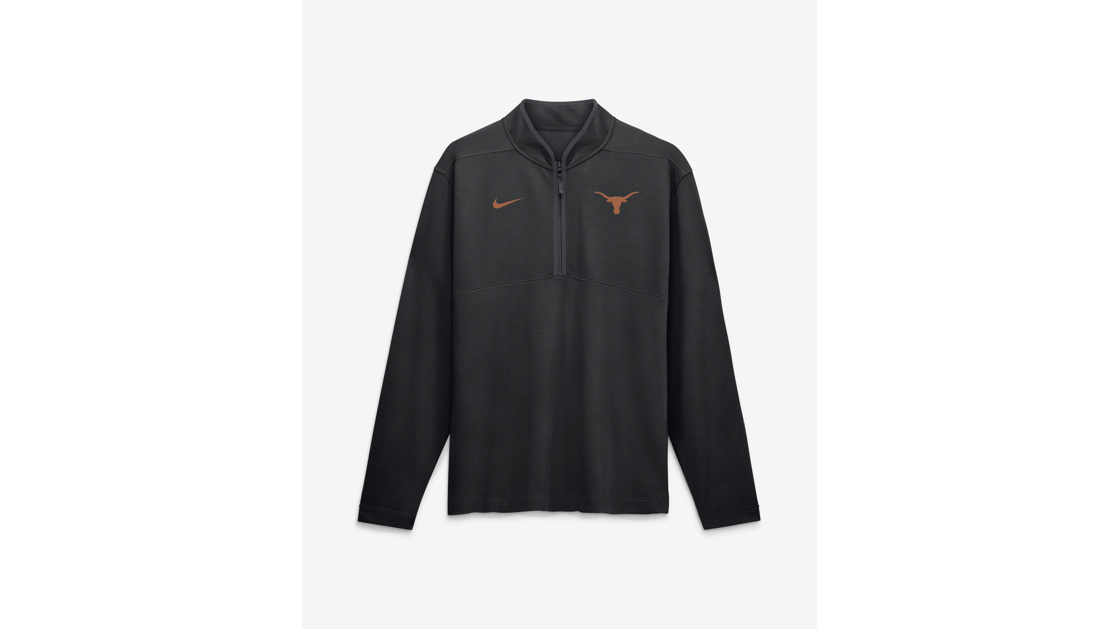 Nike Men's Black Texas Longhorns Dri-fit Victory Half-Zip Pullover