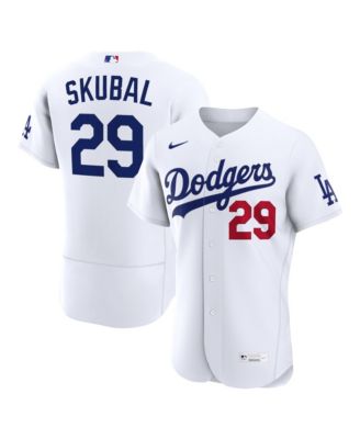Men's Tarik Skubal White Los Angeles Dodgers Home Authentic Jersey