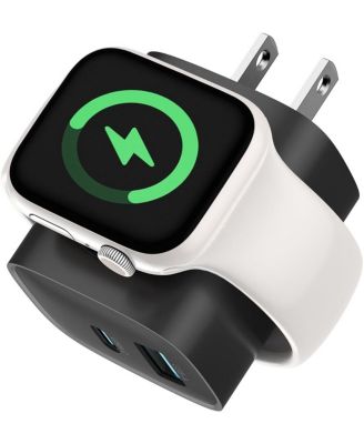 3-in-1 Apple Watch Charging Block Wireless 20W USB-C Wall Charger for Apple Watch, iPhone, AirPods and USB Devices