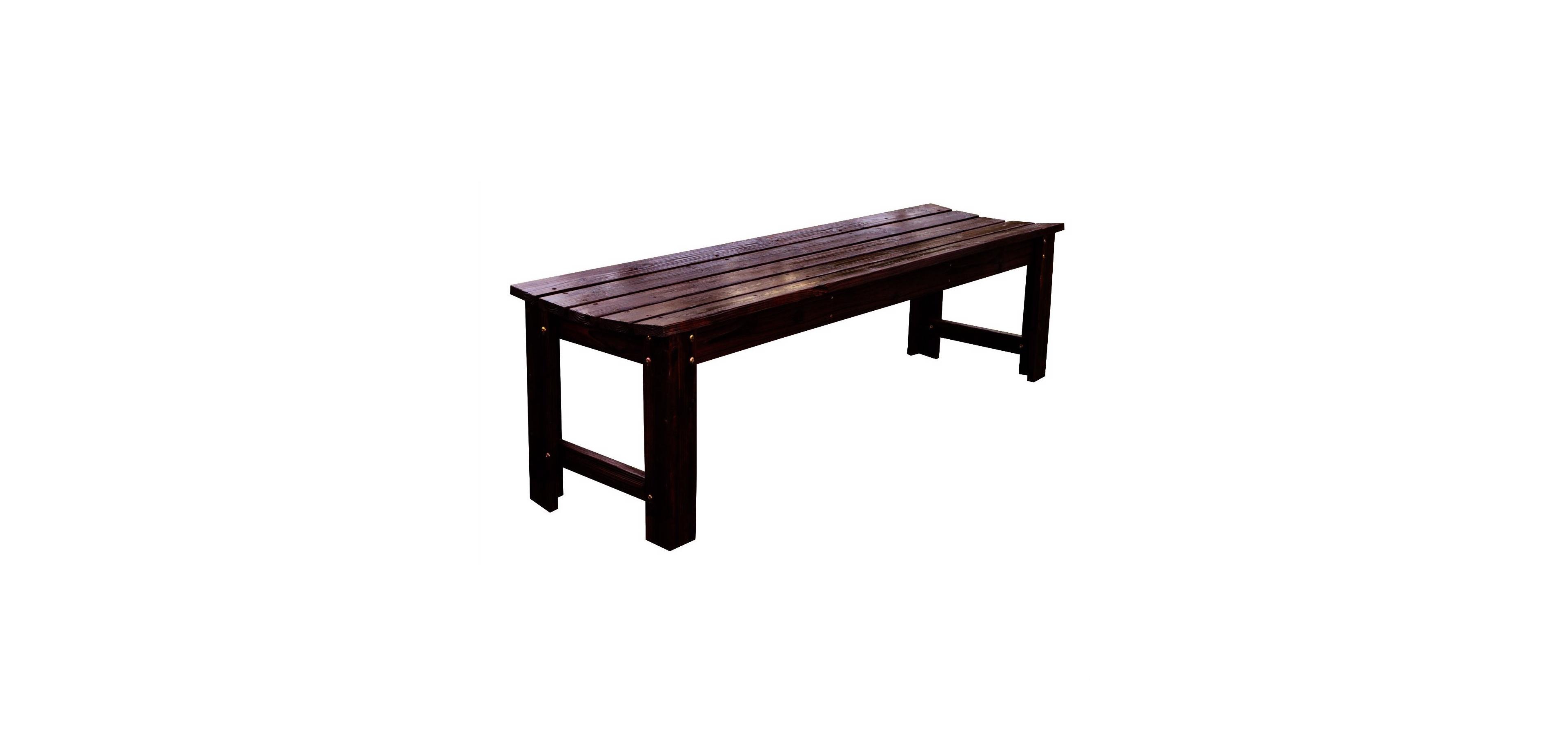 Slickblue Outdoor Cedar Wood Patio Bench with Backless Design for Garden