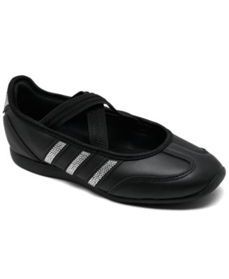 Big Girls' Barreda Mary Jane Classic T-toe Rhinestone Sneakers from Finish Line