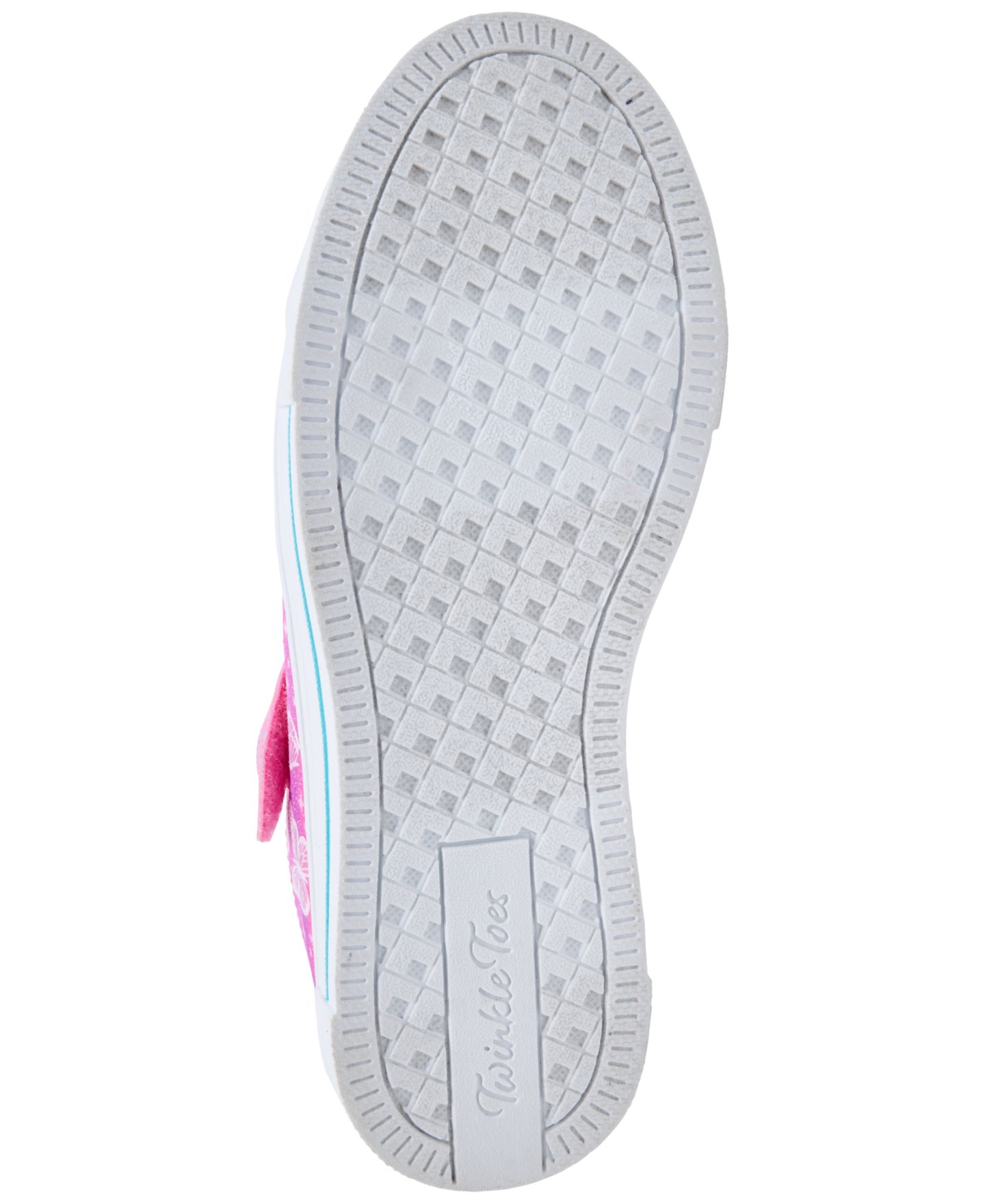 Детские кроссовки Skechers Little Kids' Twinkle Toes: Twinkle Sparks - Ombre Flutter Stay-Put Light-Up Casual, цвет: Розовый / Разноцветный — фото 7