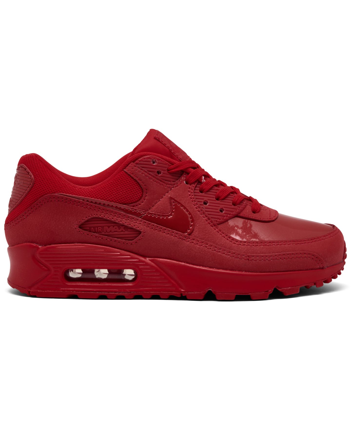 Женские кроссовки Nike Air Max 90 Lifestyle, цвет: Красный — фото 2