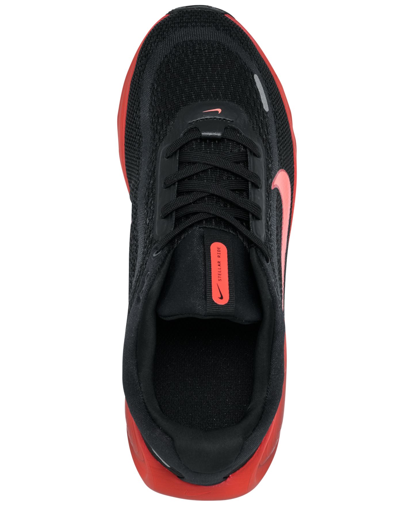 Детские беговые кроссовки Nike Stellar Ride, цвет: Чёрный / Красный — фото 5