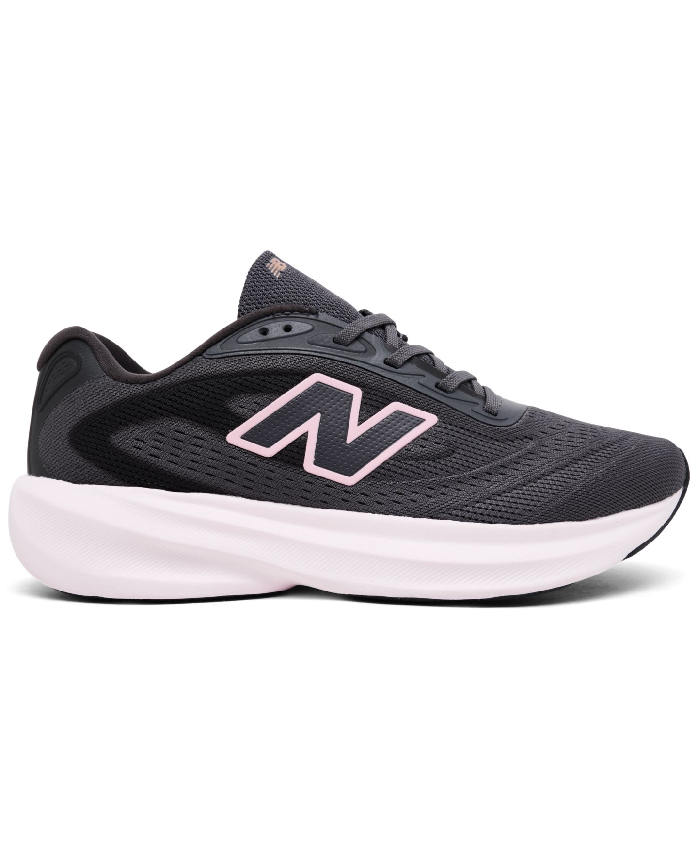 Женские кроссовки New Balance Fresh Foam 680 v9 Running, цвет: Чёрный / Розовый — фото 2