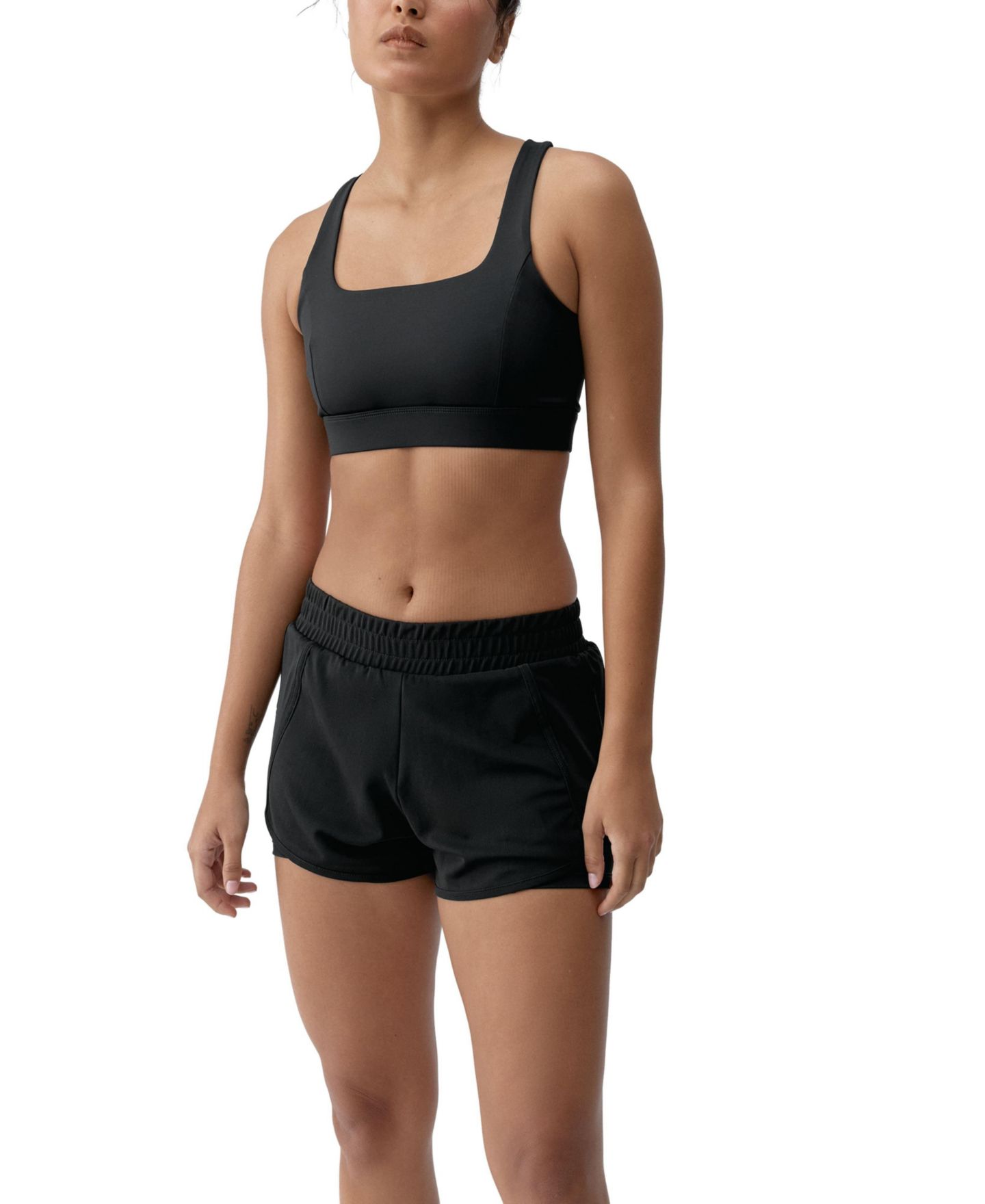 Женский топ Born Living Yoga Padma 2.0 High-Support Performance Sports, цвет: Чёрный — фото 4