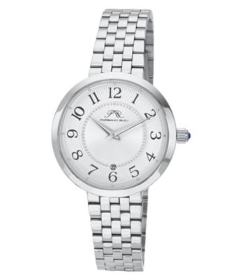 Women's Quartz Clementine Silver Tone Stainless Steel Watch, 36 mm