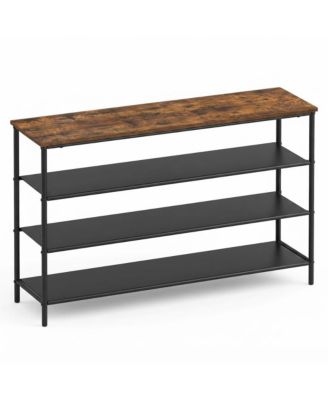 Shoe Storage Rack with Fabric Shelves for Bedroom Entryway and Closet