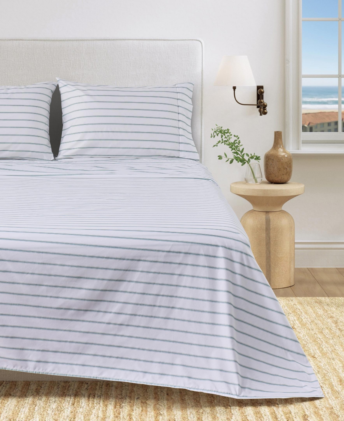 Linery & Co Classic Striped Microfiber Sheet Set