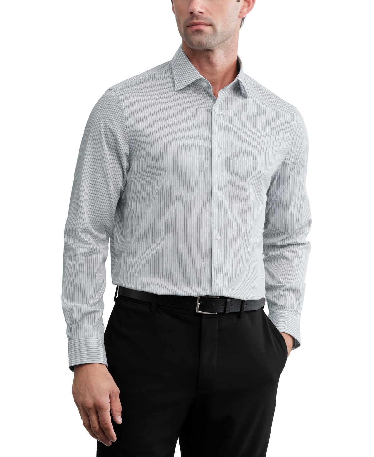 Michael Kors Men's Luxe Touch Non-Iron Regular-Fit Stretch Dress Shirt