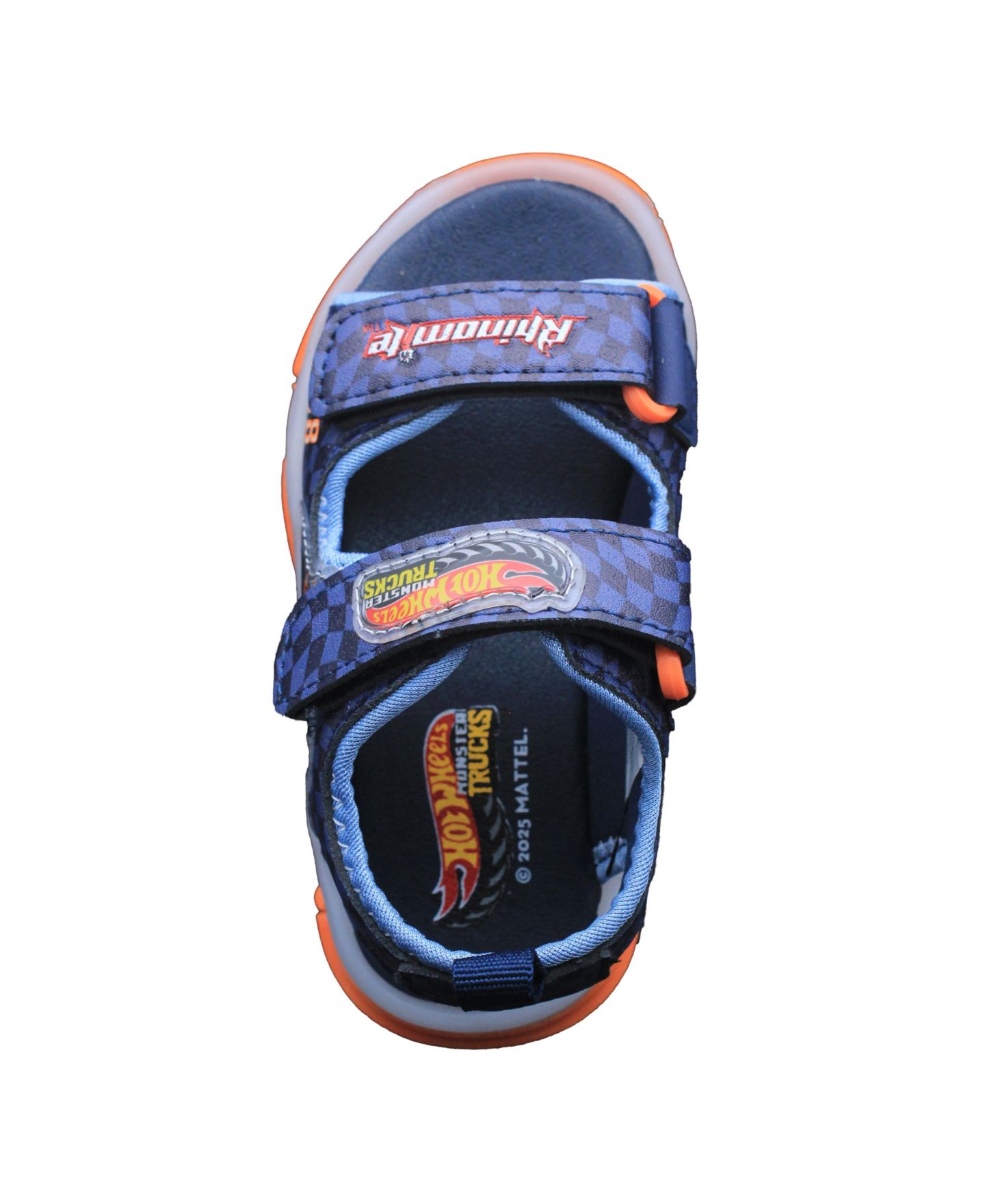 Сандалии Hot Wheels Monster Trucks Light-Up Sandals для мальчиков, цвет: Синий / Чёрный — фото 6