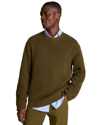 Men's Chunky Oversized Crewneck Sweater