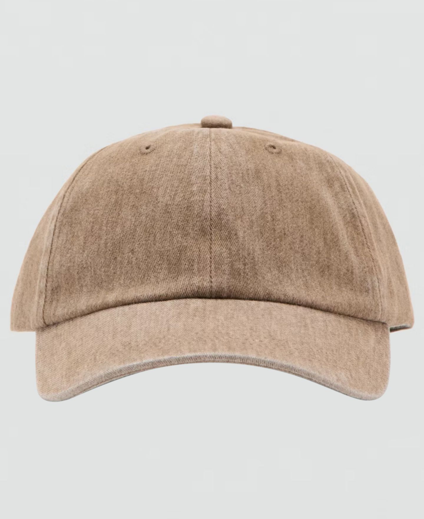 Мужская кепка Mango Adjustable Cotton Visor, цвет: Бежевый — фото 1