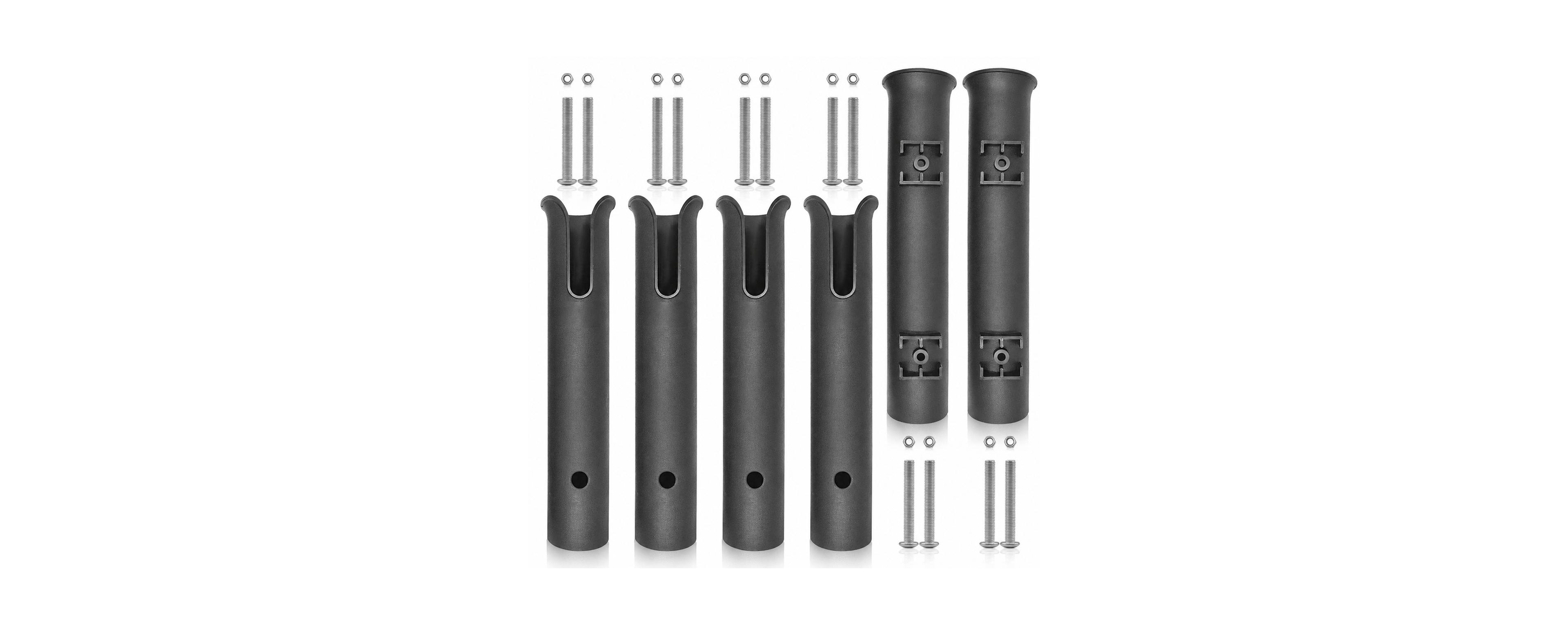 Furlihong 6 Tube Abs Fishing Rod Holder Rack With Mounting Screws