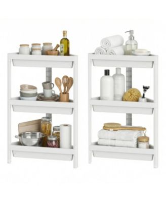 3-Tier Corner Shower Caddy 2-Pack With Detachable Design