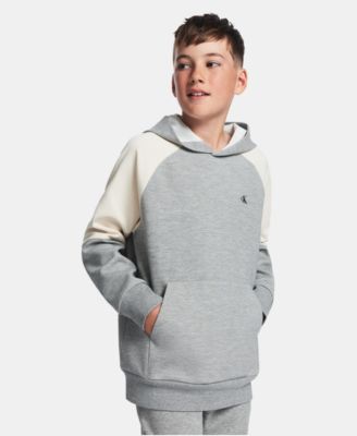 Big Boys Colorblock Raglan Fleece Hoodie
