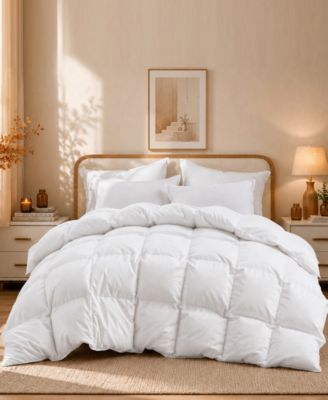 All Season Warmth Goose Feather Down Fiber Comforter, Twin