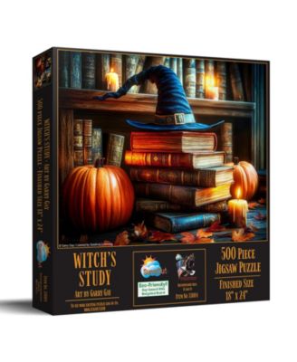 Witch's Study 500-Piece Interlocking Jigsaw Puzzle, Ages 15+