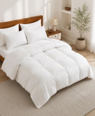 Ultra Soft Goose Down Fiber Comforter, Full/Queen