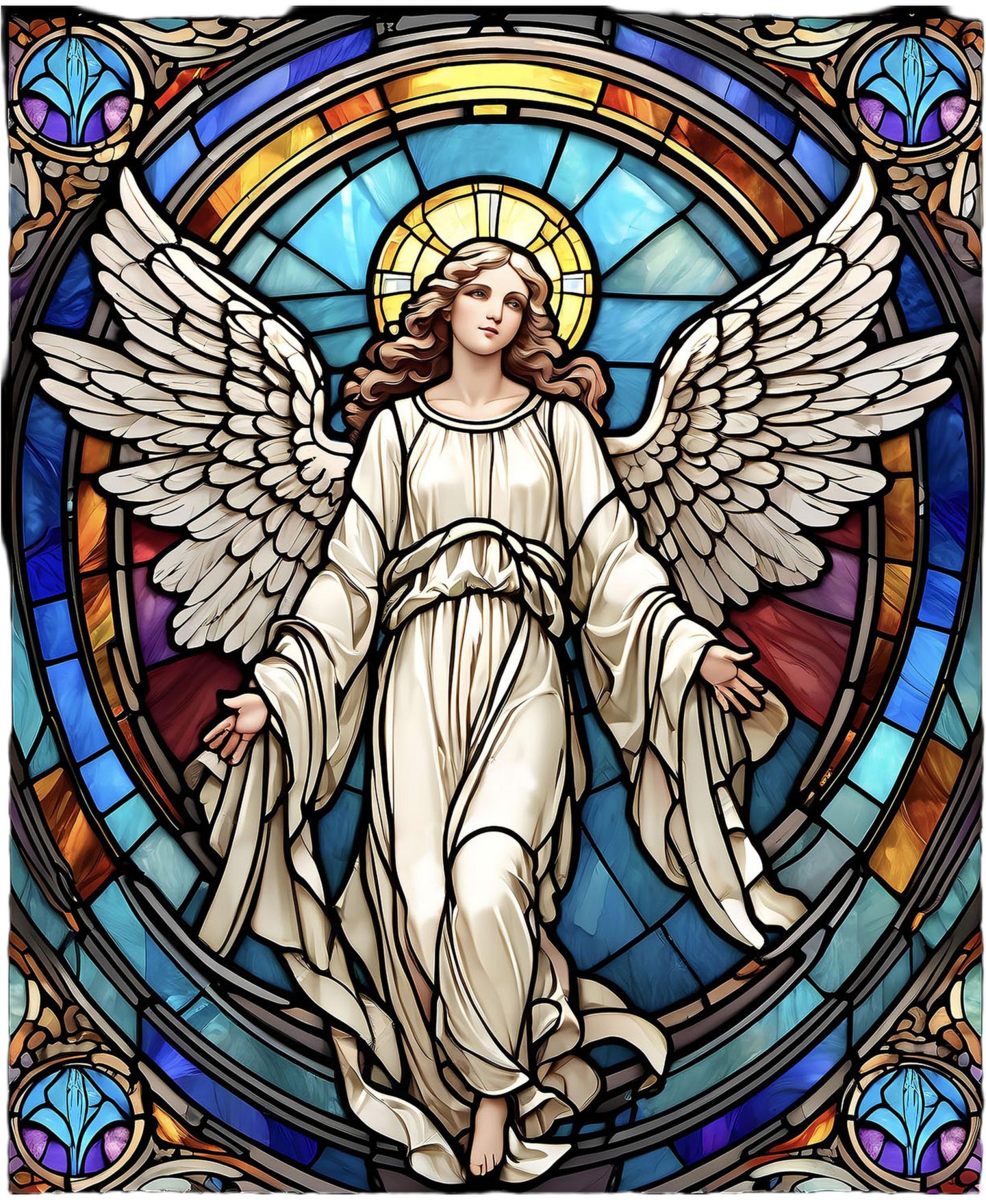 Детский пазл SunsOut Stained Glass Angel 1000-Piece Jigsaw Puzzle, от 15 лет — фото 3