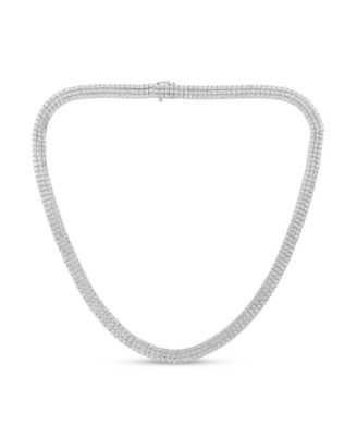 Lab-Grown Diamond Necklace (16 ct. t.w.) in 14k White Gold