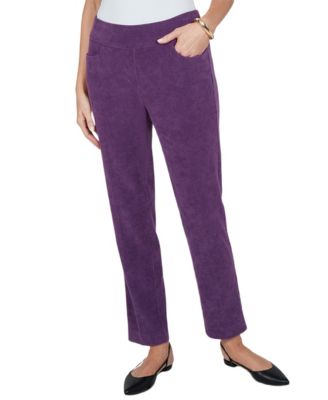 Women's Straight Pull-On Corduroy Pants