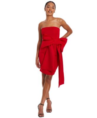 Women's Bow Detail Bodycon Dress
