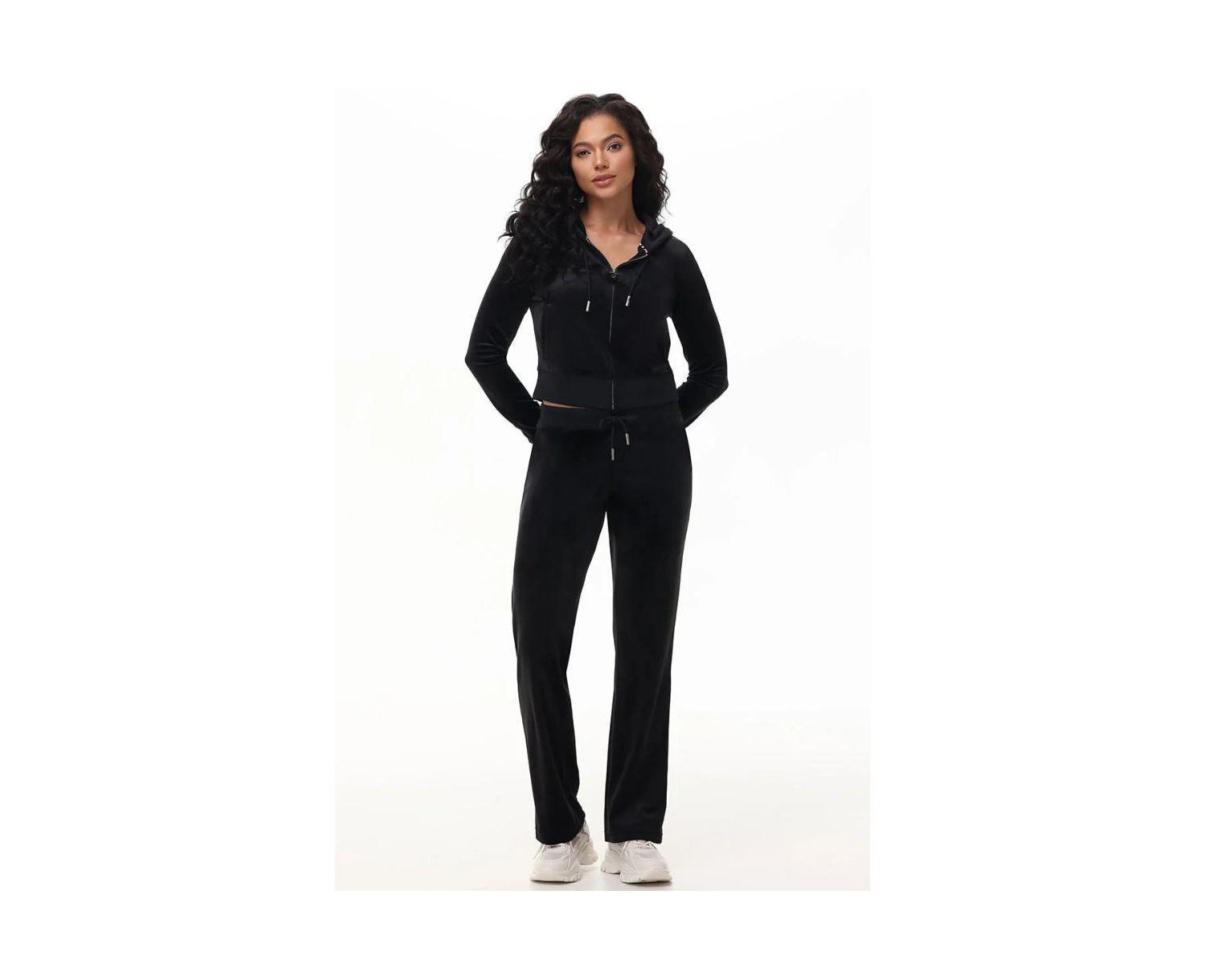 Women's OG Bling Track Pant Velour Y2K Bootcut Pants