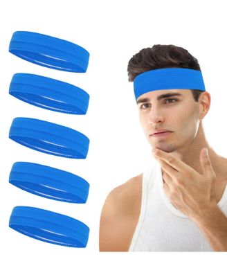 Non-Slip Running Headbands, 5-Piece Set