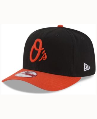 Men's New Era White/Black Baltimore Orioles Retro Title 9FIFTY Snapback Hat