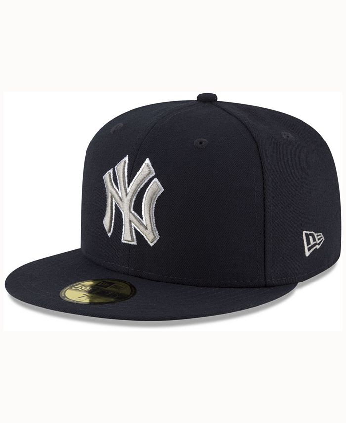 New Era New York Yankees Navy Gray White 59FIFTY Cap - Macy's