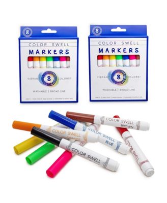 Broad Line Markers, 2 Pack, 8 per Pack (16 Total)