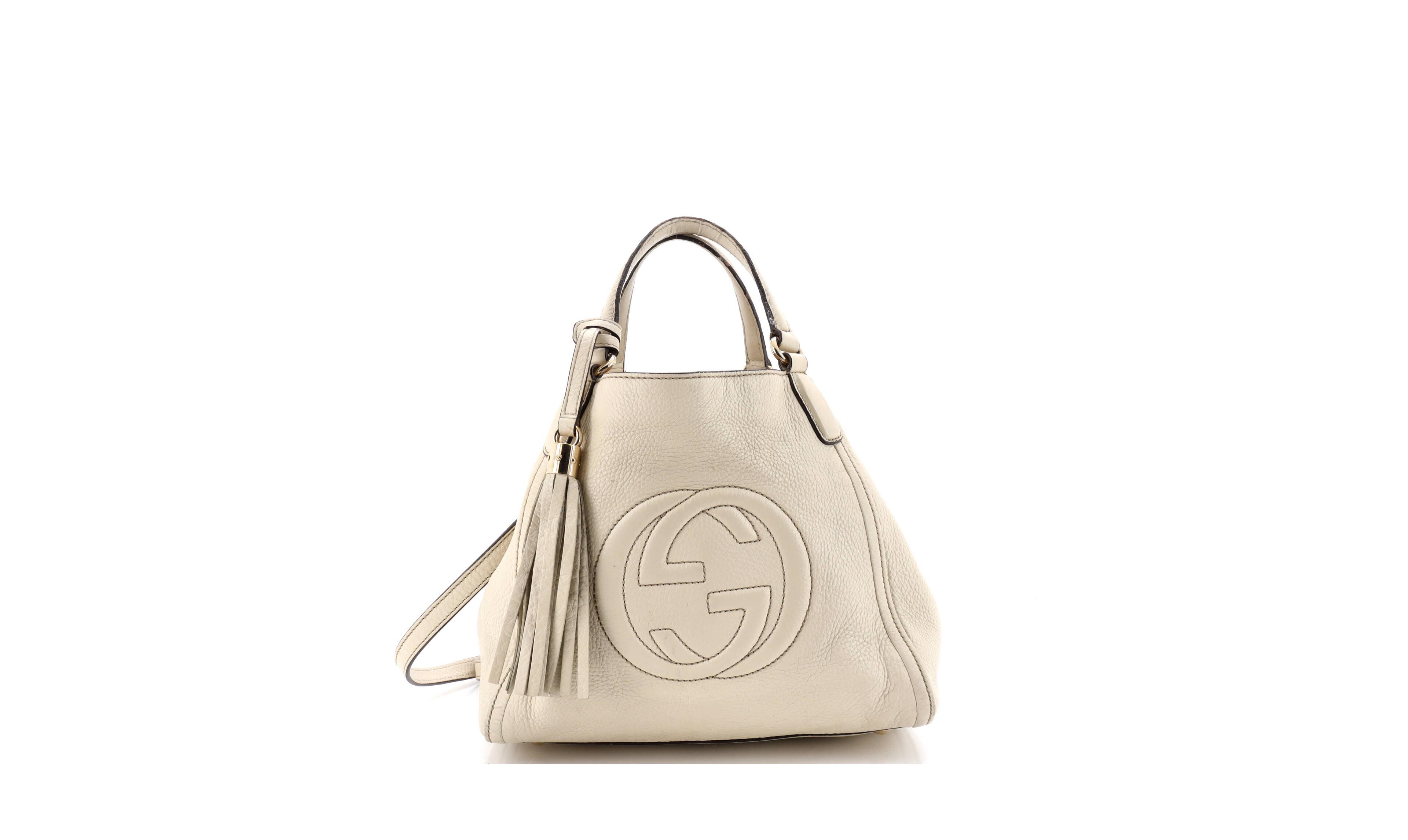 Pre-Owned Gucci Small Soho Convertible Shoulder Bag Leather